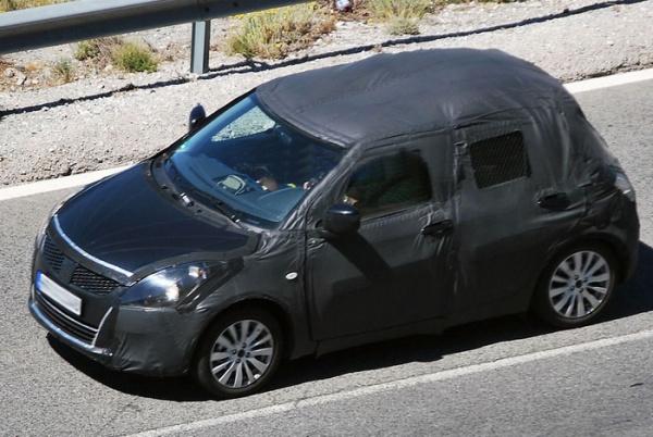 suzuki-swift-spy-photos-2 next generation suzuki swift spy photos 2 Suzuki to Launch the 2010 Model Swift SPY PHOTOS