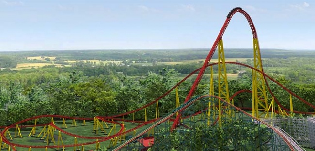 Intimidator 305: Fastest Gravity Driven Roller Coaster in North America